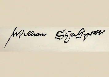 William Shakespeares namnteckning (1564-1616)
